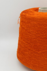 8483 фантазийная пряжа травка ПА 100% 750м рыже-оранжевый Igea Michelle - фото2