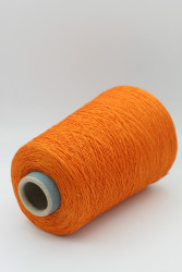8614 пряжа хлопок 100% мерсиризированный , оранжевый , 670м Manifatura Sessia Cable 8- фото3