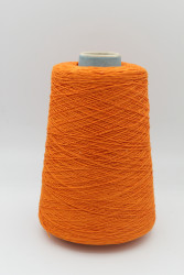 8614 пряжа хлопок 100% мерсиризированный , оранжевый , 670м Manifatura Sessia Cable 8- фото