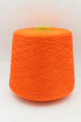 8625 пряжа хлопок 100% ярко-оранжевый , 1800м Emilcotoni Extrafine- фото
