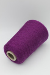 9159 пряжа шерсть шетланд 100% фиолетово-баклажанный 1400м c Schoeller Sport Loden - фото3
