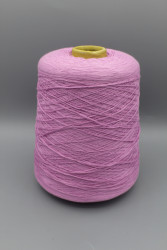 9773 Итальянская бобинная пряжа для вязания хлопок 100%, сиренево-розовый, 2300м, Emilcotoni Superpiuma- фото