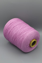 9773 Итальянская бобинная пряжа для вязания хлопок 100%, сиренево-розовый, 2300м, Emilcotoni Superpiuma- фото3