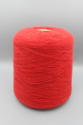 9799 Итальянская бобинная пряжа для вязания 100% хлопок , красный, 620м/100гр,Filmar Gots- фото