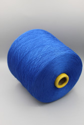 9810 Итальянская бобинная пряжа для вязания  100%хлопок , кобальтово-синий, 1800м/100гр, Emilcotoni Extrafine- фото3