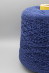 9844 Alpes Gots 100% хлопок Итальянская бобинная пряжа для вязания, синий, 1660м/100гр- фото2