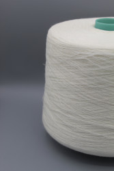 9871 lino лен 100% Итальянская бобинная пряжа для вязания, белый 3000м/100гр- фото2