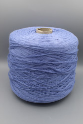 9865 Toscano Toscolinosuper5 лен 100% Итальянская бобинная пряжа для вязания, голубой 260м/100гр- фото