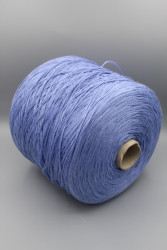9865 Toscano Toscolinosuper5 лен 100% Итальянская бобинная пряжа для вязания, голубой 260м/100гр- фото3