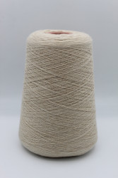 30041 Итальянская бобинная пряжа кардный кашемир 100% 1350м светло-бежевый Loro Piana Cashmere- фото