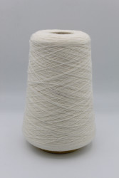 30037 Итальянская бобинная пряжа кардный кашемир 100% 1350м натуральный белый Loro Piana Cashmere- фото
