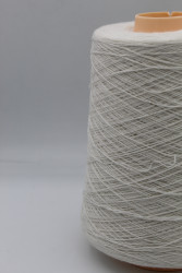 30019 Итальянская бобинная пряжа кардный кашемир 100% 1250м натуральный белый Todd & Duncan- фото2