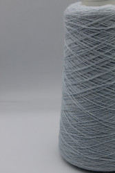30024 Итальянская бобинная пряжа кардный кашемир 100% 1400м голубой меланж Cariaggi Cashmere- фото2