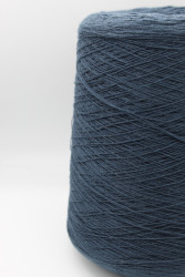 30040 Итальянская бобинная пряжа кардный кашемир 100% 1350м петроль Loro Piana Cashmere- фото2
