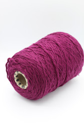 30028 Итальянская бобинная пряжа кардный кашемир 100% 233м маджента- фото3