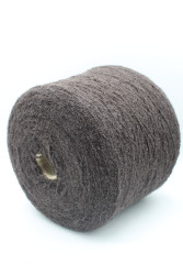 30062 Итальянская бобинная пряжа Pool Trend SRL Babyb4 80% бэби альпака, 20% PA, 400м, коричневый- фото3