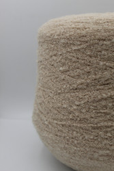 30069 Итальянская бобинная пряжа Pool Trend SRL Babyb4 80% бэби альпака, 20% PA, 400м, светло-бежевый- фото3