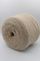 30069 Итальянская бобинная пряжа Pool Trend SRL Babyb4 80% бэби альпака, 20% PA, 400м, светло-бежевый- фото2