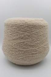 30069 Итальянская бобинная пряжа Pool Trend SRL Babyb4 80% бэби альпака, 20% PA, 400м, светло-бежевый- фото