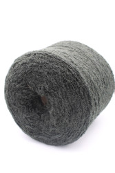 30064 Итальянская бобинная пряжа Pool Trend SRL Babyb4 80% бэби альпака, 20% PA, 400м, тёмно-зелёный хаки- фото2