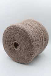 30071 Итальянская бобинная пряжа Pool Trend SRL Babyb4 80% бэби альпака, 20% PA, 400м, какао с молоком- фото3