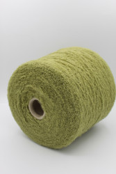 30066 Итальянская бобинная пряжа Pool Trend SRL Babyb4 80% бэби альпака, 20% PA, 400м, оливка- фото3