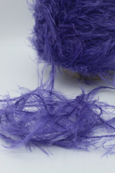 30100 Итальянская бобинная пряжа Be.Mi.Va Kong 90% кидмохер, 10% PA, сиреневый, 120м- фото4