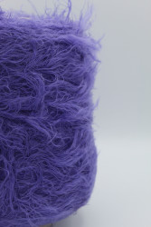 30100 Итальянская бобинная пряжа Be.Mi.Va Kong 90% кидмохер, 10% PA, сиреневый, 120м- фото2