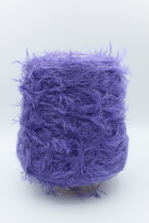 30100 Итальянская бобинная пряжа Be.Mi.Va Kong 90% кидмохер, 10% PA, сиреневый, 120м- фото