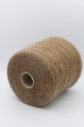 30101 Итальянская бобинная пряжа Mister Joe Wimbledon 46% супер кидмохер,4% меринос, 50% PA, верблюжий, 1000м- фото3