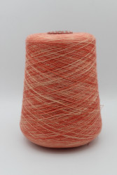 30109 Итальянская бобинная пряжа шелк 30% кашемир 70% 2800м персиковый Cariaggi Jaipur Missoni- фото