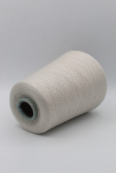 30121 Итальянская бобинная пряжа шелк 30% кашемир 70% 2800м белый тауп Cariaggi Jaipur- фото3