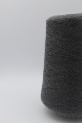 30119 Итальянская бобинная пряжа шелк 30% кашемир 70% 2800м тёмно-серый меланж Cariaggi Jaipur- фото2