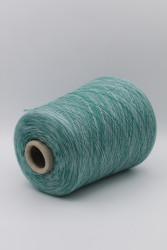 30108 Итальянская бобинная пряжа шелк 30% кашемир 70% 2800м бирюзовый Cariaggi Jaipur Missoni- фото3