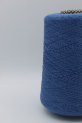 30118 Итальянская бобинная пряжа шелк 30% кашемир 70% 2800м тёмно-синий джинс Cariaggi Jaipur- фото2