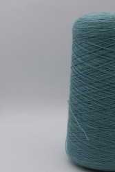 30134 Итальянская бобинная пряжа для вязания меринос 100%, бирюзово-голубой,  1500м, Zegna Baruffa Cashwool- фото2