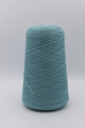 30134 Итальянская бобинная пряжа для вязания меринос 100%, бирюзово-голубой,  1500м, Zegna Baruffa Cashwool- фото