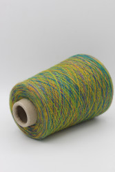 30135 Итальянская бобинная пряжа для вязания меринос 100%, синий/фиолетовый/зелёный/оранжевый/желтый/,  1700м, Papi Fabio Ametista- фото3
