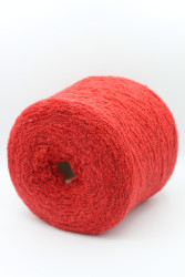 30151 Итальянская бобинная пряжа Pool Trend SRL Babyb4 80% бэби альпака, 20% PA, 400м, красный- фото3