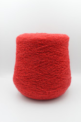 30151 Итальянская бобинная пряжа Pool Trend SRL Babyb4 80% бэби альпака, 20% PA, 400м, красный- фото