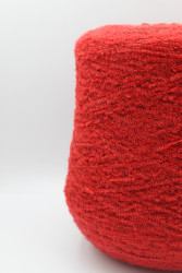 30151 Итальянская бобинная пряжа Pool Trend SRL Babyb4 80% бэби альпака, 20% PA, 400м, красный- фото2