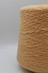 30149 Итальянская бобинная пряжа Pool Trend SRL Babyb4 80% бэби альпака, 20% PA, 400м, абрикос- фото2