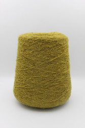 30148 Итальянская бобинная пряжа Pool Trend SRL Babyb4 80% бэби альпака, 20% PA, 400м, горчичный- фото