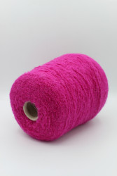 30146 Итальянская бобинная пряжа Pool Trend SRL Babyb4 80% бэби альпака, 20% PA, 400м, фуксия- фото2