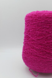 30146 Итальянская бобинная пряжа Pool Trend SRL Babyb4 80% бэби альпака, 20% PA, 400м, фуксия- фото3