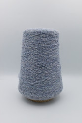 30147 Итальянская бобинная пряжа Pool Trend SRL Babyb4 80% бэби альпака, 20% PA, 400м, серо-голубой- фото