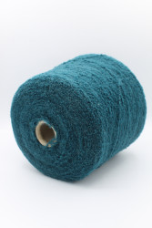 30153 Итальянская бобинная пряжа Pool Trend SRL Babyb4 80% бэби альпака, 20% PA, 400м, петроль- фото3