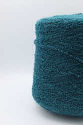 30153 Итальянская бобинная пряжа Pool Trend SRL Babyb4 80% бэби альпака, 20% PA, 400м, петроль- фото2