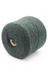 30154 Итальянская бобинная пряжа Pool Trend SRL Babyb4 80% бэби альпака, 20% PA, 400м, болотный-зелёный- фото3