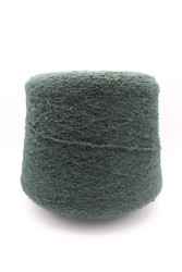 30154 Итальянская бобинная пряжа Pool Trend SRL Babyb4 80% бэби альпака, 20% PA, 400м, болотный-зелёный- фото